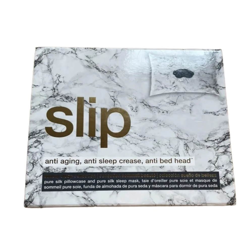 SLIP Silk Grey Eye Mask Cover